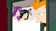 Deepthroat Blowjob By Sizzling Futurama Heroines In The Lavatory